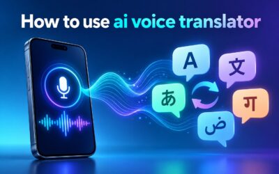 How to Use an AI Voice Translator Effectively